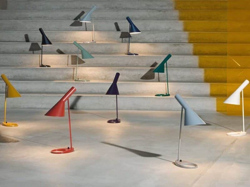 Arne Jacobsen bordlampe til hjemmekontoret