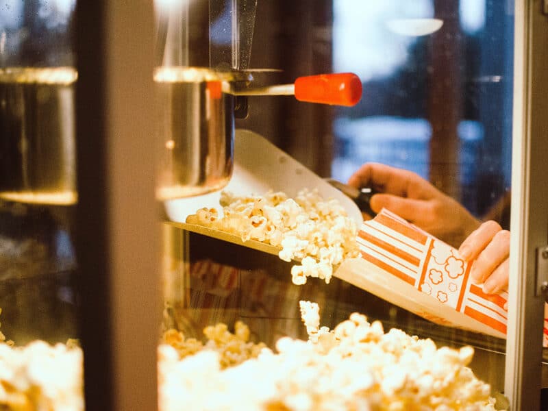 Lille popcorn maskine – stor glæde