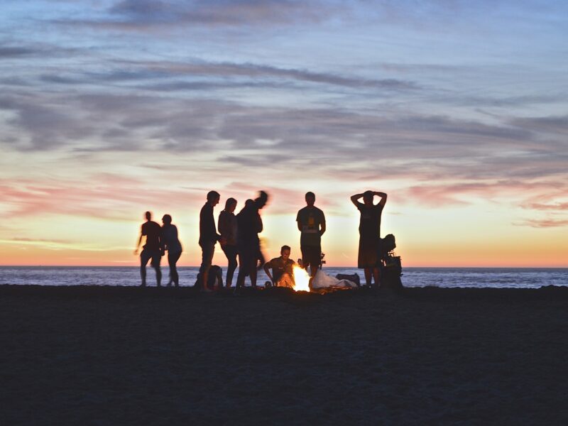 Tag på campingtur med vennerne rundt omkring i Danmark