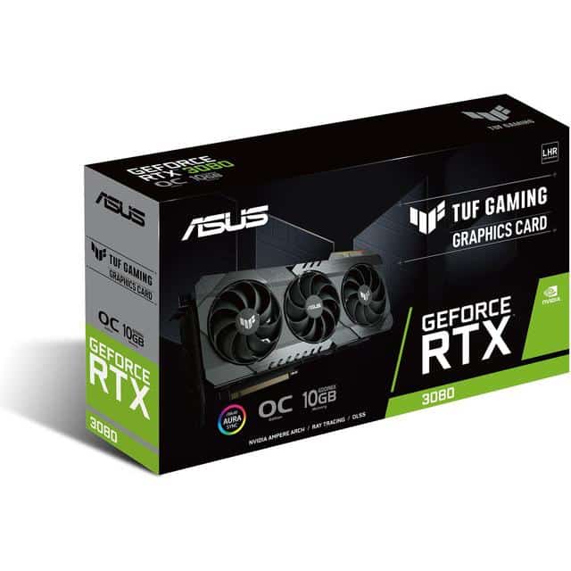 ASUS GeForce RTX 3080 TUF Gaming OC V2 2xHDMI 3xDP 10GB